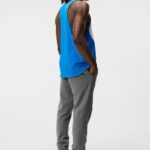 Big Bridge Tank Top Lapis Blue Men J.Lindeberg Clothing 66XF184