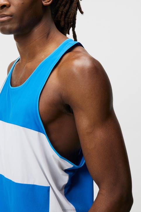 Big Bridge Tank Top Lapis Blue Men J.Lindeberg Clothing 66XF184 - Image 3