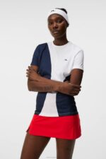 Big Spots Tee Navy Women J.Lindeberg Clothing 66XF1427