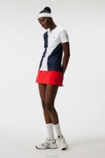 Big Spots Tee Navy Women J.Lindeberg Clothing 66XF1427 - Image 3