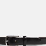 Bill Leather Belt Black Men J.Lindeberg Accessory 66XF1280