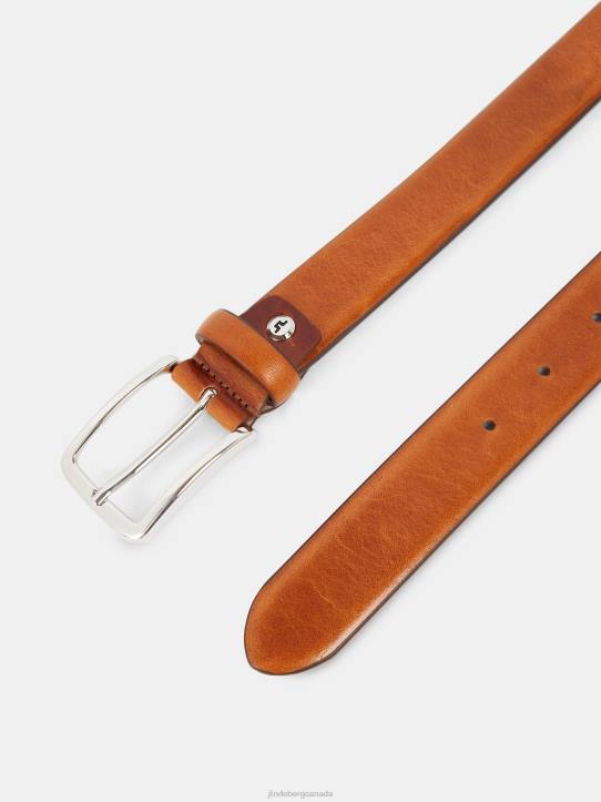 Bill Leather Belt Bombay Brown Men J.Lindeberg Accessory 66XF1279 - Image 1