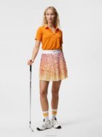 Binx Print Skirt Leo Reflect Sunset Women J.Lindeberg Clothing 66XF1622 - Image 2