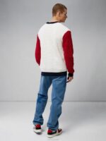 Blocked Cardigan Barbados Cherry Men J.Lindeberg Clothing 66XF2348