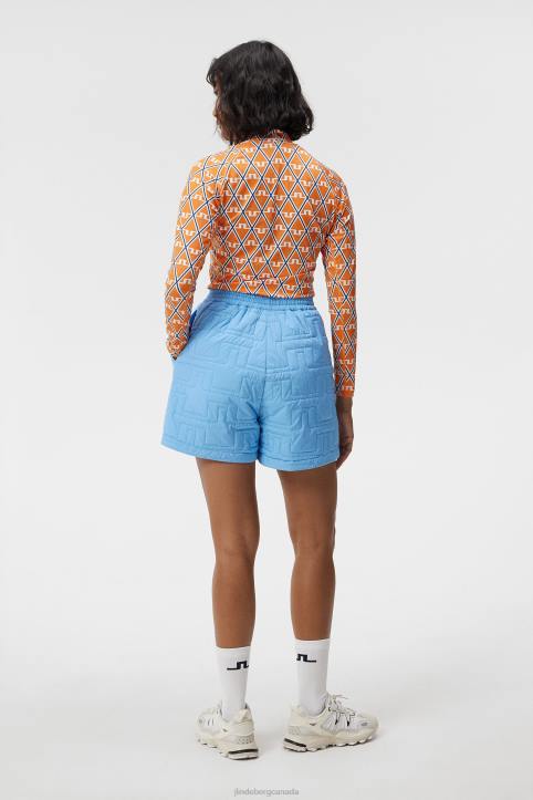 Blossom Padded Shorts Little Boy Blue Women J.Lindeberg Clothing 66XF1699 - Image 2