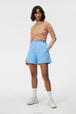 Blossom Padded Shorts Little Boy Blue Women J.Lindeberg Clothing 66XF1699 - Image 3