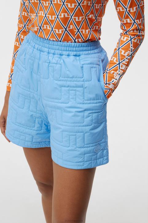 Blossom Padded Shorts Little Boy Blue Women J.Lindeberg Clothing 66XF1699 - Image 4
