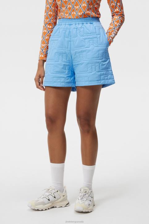 Blossom Padded Shorts Little Boy Blue Women J.Lindeberg Clothing 66XF1699 - Image 1