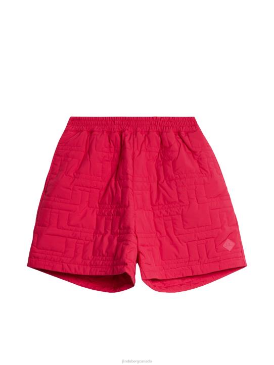 Blossom Padded Shorts Rose Red Women J.Lindeberg Clothing 66XF1698 - Image 6