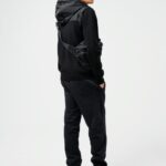 Bode Hooded Jacket Black Men J.Lindeberg Clothing 66XF2361