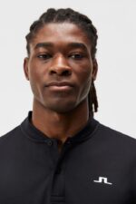 Bode Polo Black Men J.Lindeberg Clothing 66XF99 - Image 3