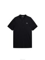 Bode Polo Black Men J.Lindeberg Clothing 66XF99 - Image 5