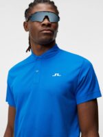 Bode Polo Lapis Blue Men J.Lindeberg Clothing 66XF303 - Image 3