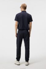Bode Polo Navy Men J.Lindeberg Clothing 66XF305