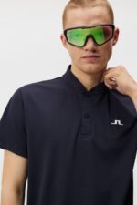 Bode Polo Navy Men J.Lindeberg Clothing 66XF305 - Image 3