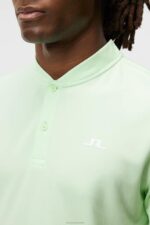 Bode Polo Patina Green Men J.Lindeberg Clothing 66XF306 - Image 3