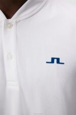 Bode Polo White Men J.Lindeberg Clothing 66XF98 - Image 4
