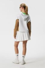 Bonnie Hood White Women J.Lindeberg Clothing 66XF1872