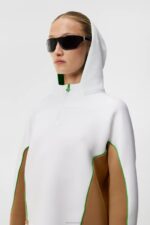 Bonnie Hood White Women J.Lindeberg Clothing 66XF1872 - Image 3