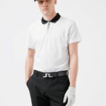 Brayden Golf Polo White Men J.Lindeberg Clothing 66XF2100