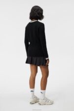 Bree Knitted Sweater Black Women J.Lindeberg Clothing 66XF1768 - Image 2