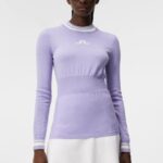 Bree Knitted Sweater Sweet Lavender Women J.Lindeberg Clothing 66XF1767