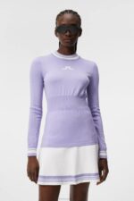 Bree Knitted Sweater Sweet Lavender Women J.Lindeberg Clothing 66XF1767