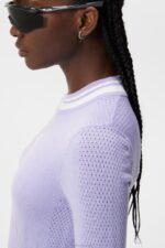 Bree Knitted Sweater Sweet Lavender Women J.Lindeberg Clothing 66XF1767 - Image 4