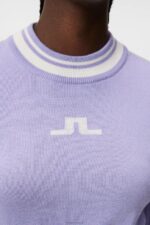 Bree Knitted Sweater Sweet Lavender Women J.Lindeberg Clothing 66XF1767 - Image 5