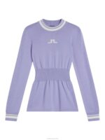 Bree Knitted Sweater Sweet Lavender Women J.Lindeberg Clothing 66XF1767 - Image 6