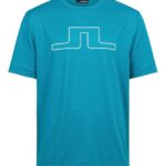Bridge Graphic T-shirt Enamel Blue Men J.Lindeberg Clothing 66XF2151