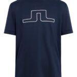 Bridge Graphic T-shirt Navy Men J.Lindeberg Clothing 66XF2150