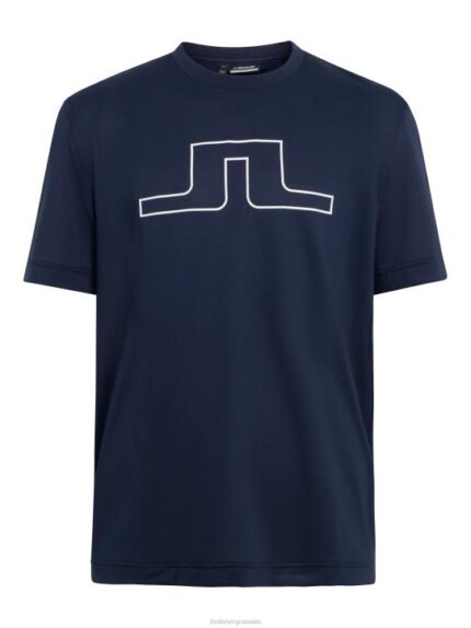 Bridge Graphic T-shirt Navy Men J.Lindeberg Clothing 66XF2150
