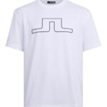 Bridge Graphic T-shirt White Men J.Lindeberg Clothing 66XF2149