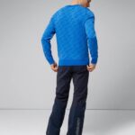 Bridge Monogram Sweater Nautical Blue Men J.Lindeberg Clothing 66XF2345
