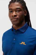 Bridge Polo Estate Blue Men J.Lindeberg Clothing 66XF55 - Image 3