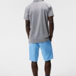 Bridge Polo Grey Melange Men J.Lindeberg Clothing 66XF53