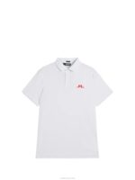 Bridge Polo White Men J.Lindeberg Clothing 66XF302 - Image 4