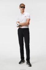 Bridge Polo White Men J.Lindeberg Clothing 66XF51 - Image 2