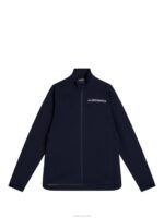 Bridge Rain Jacket Navy Men J.Lindeberg Clothing 66XF702 - Image 4