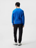 Bridge Swirl Knitted Sweater Lapis Bridge Swirl Men J.Lindeberg Clothing 66XF577 - Image 2