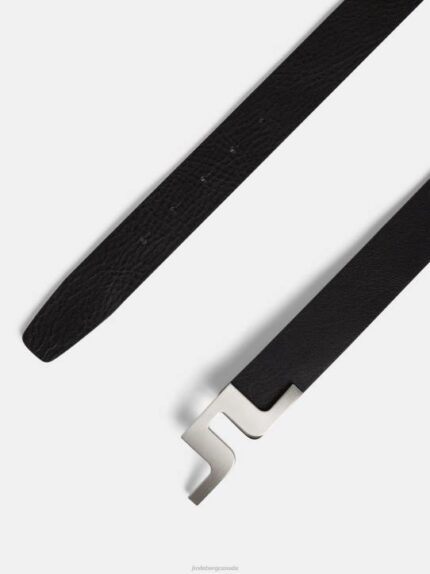 Bridger Leather Belt Black Men J.Lindeberg Accessory 66XF859
