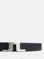 Bridger Leather Belt Navy Men J.Lindeberg Accessory 66XF857 - Image 2