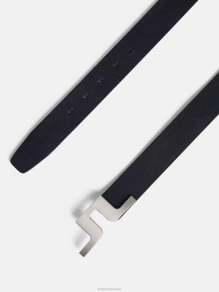 Bridger Leather Belt Navy Men J.Lindeberg Accessory 66XF857