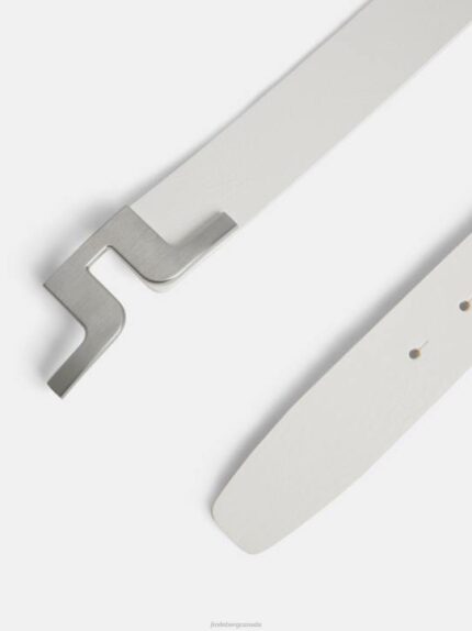 Bridger Leather Belt White Men J.Lindeberg Accessory 66XF858