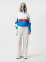 Brooklyn Blocked Anorak White Women J.Lindeberg Clothing 66XF1925 - Image 2
