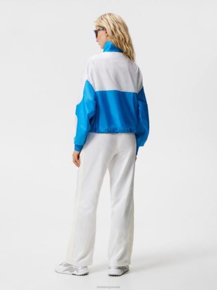 Brooklyn Blocked Anorak White Women J.Lindeberg Clothing 66XF1925