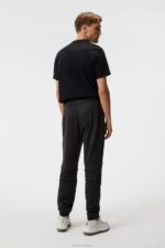 Brush Sweatpant Black Melange Men J.Lindeberg Clothing 66XF513