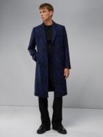 Burke Geo Coat Navy Men J.Lindeberg Clothing 66XF2405 - Image 3
