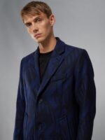 Burke Geo Coat Navy Men J.Lindeberg Clothing 66XF2405 - Image 5